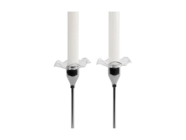 Sagaform Manchette de bougie Viva lot de 2 Transparent