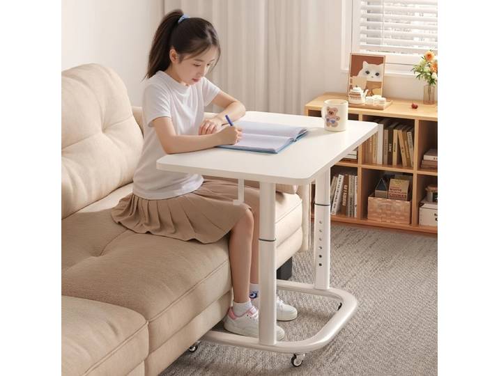 Table élévatrice mobile, table de chevet, table d'appoint pour canapé de salon, table d'étude, table pour ordinateur portable de chambre à coucher