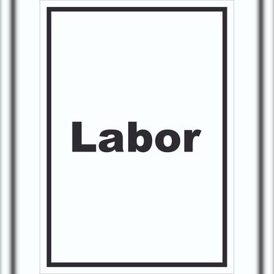 HB-Druck Labor Schild mit Text untersuchen forschen hochkant A4 (210x297mm)