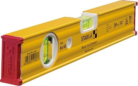 STABILA Wasserwaage Type 80 AS 19162, Aluminium 30,0 cm