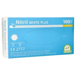 Medi-Inn® PS 100 "Medi-Inn® PS" Handschuhe, Nitril puderfrei "White Plus" weiss Größe S
