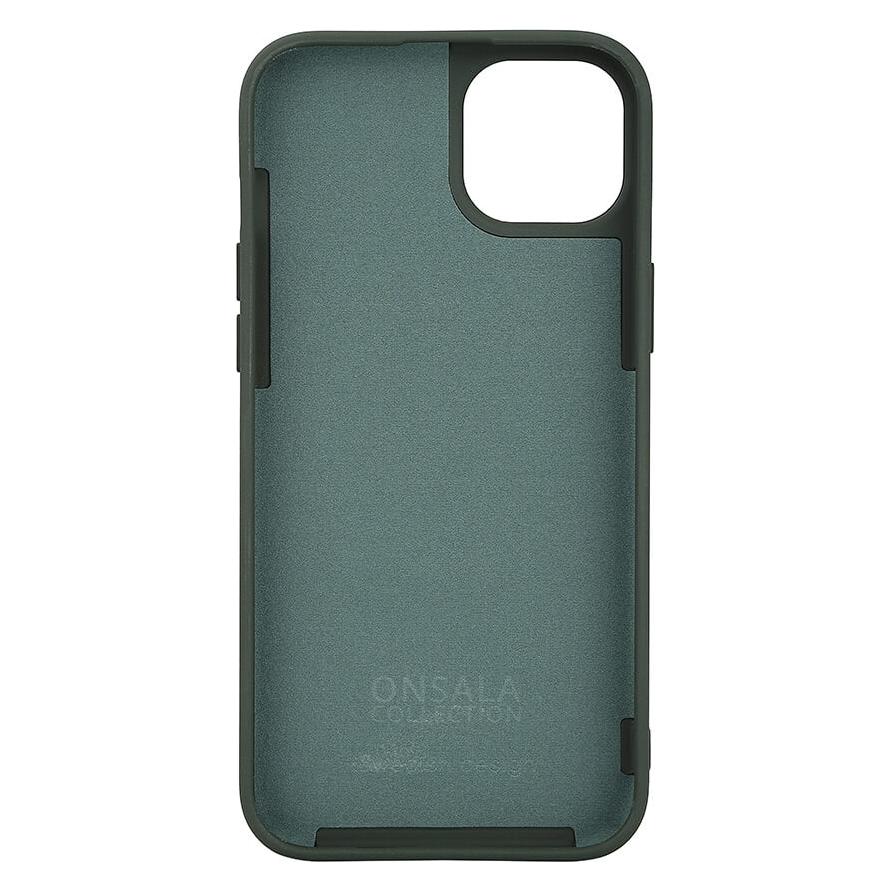 Carl ONSALA Rückseite Sil Touch Recycled MagSerie iPhone 15 Olivgrün (Apple iPhone 15) (664177)
