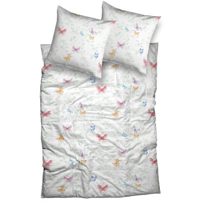 Bettwäsche CASATEX "Alara", bunt (multicolor), B/L: 155cm x 220cm, 1 Stk., 1 Stk., Satin, B/L: 80cm x 80cm, 2 tlg., Satin, Bezug: 100% Baumwolle, Bettwäsche, Bettwäsche, zauberhaft und frühlingsfrisch