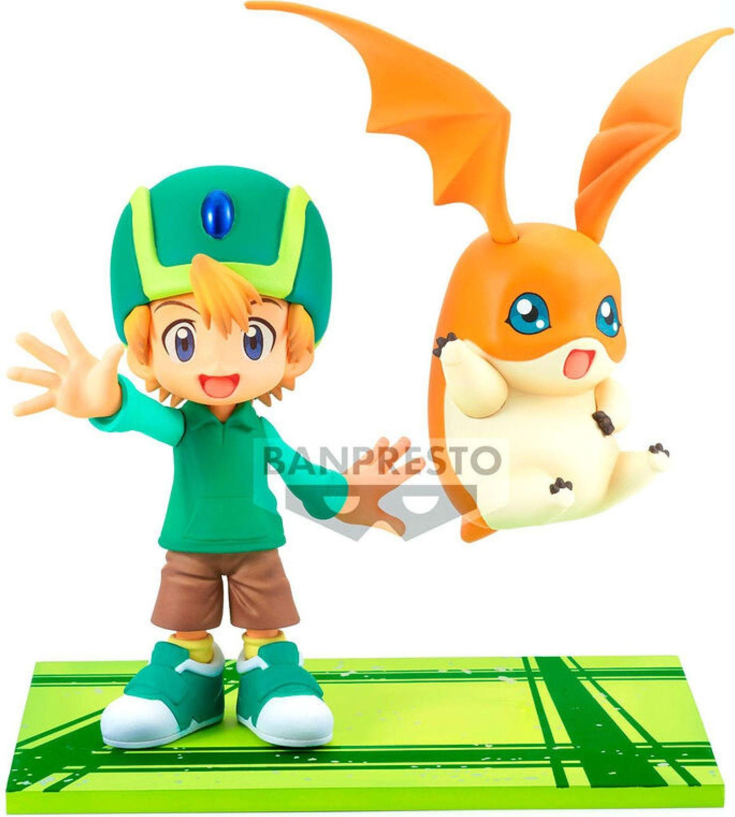 Banpresto Digimon Adventure Adventure Archives Takeru & Patamon figuur, 15 cm