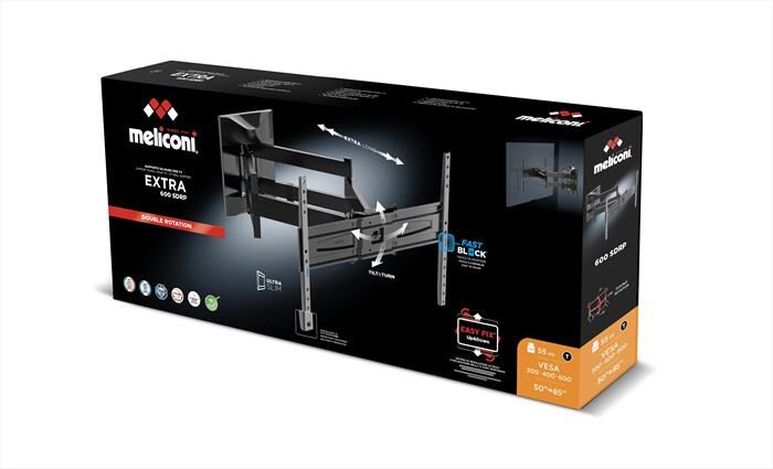 Meliconi Supporto Tv Extra 600sdrp Plus-nero