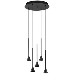 Nova Luce 9060219 Net LED Pendelleuchte Schwarz