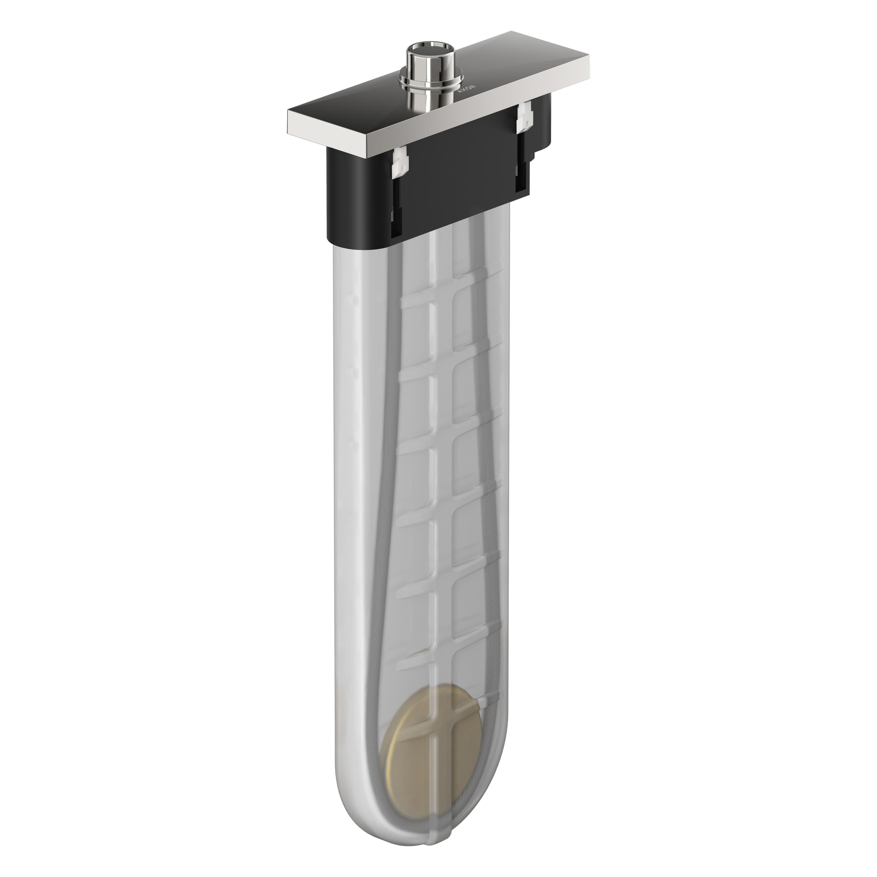hansgrohe Fertigmontageset sBox AXOR eckig, Wannen-/Fliesenrandmontage chrom (28012000)