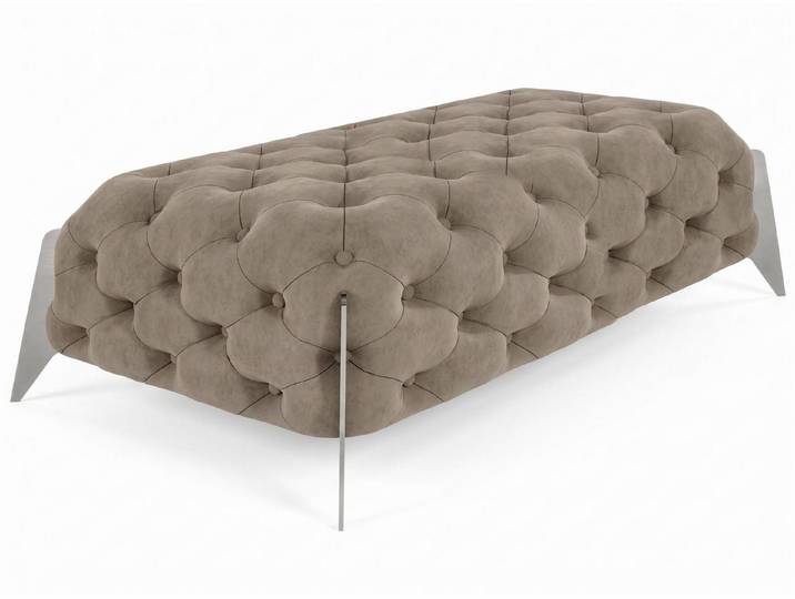 JVmoebel Hocker Chesterfield Hocker Rechteckige Fußstütze Polstermöbel, Made in Europa
