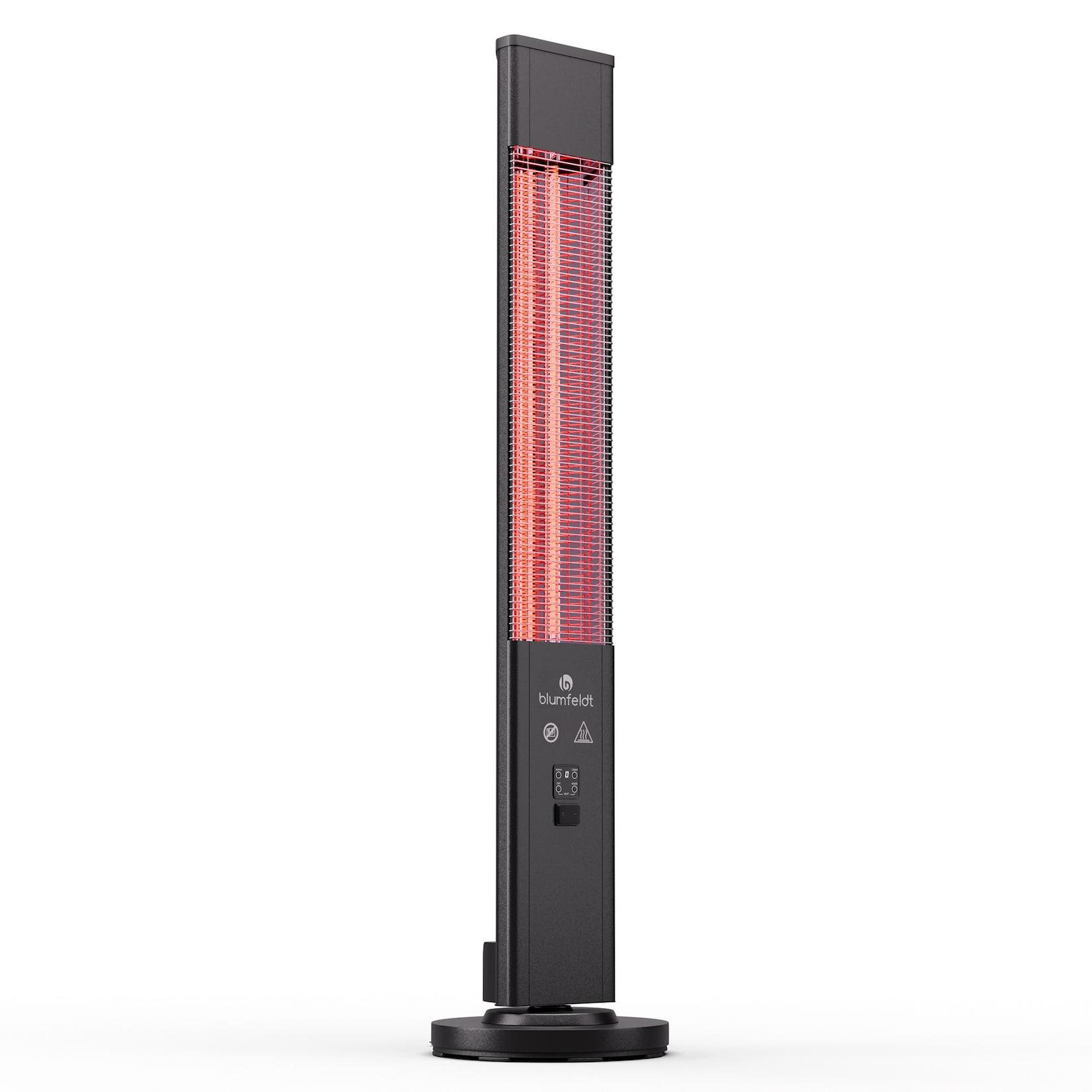 Heat Guru Plus 3000 In & Out Heizstrahler 3000W 3 Stufen Fernbedienung Schwarz 3000 Watt