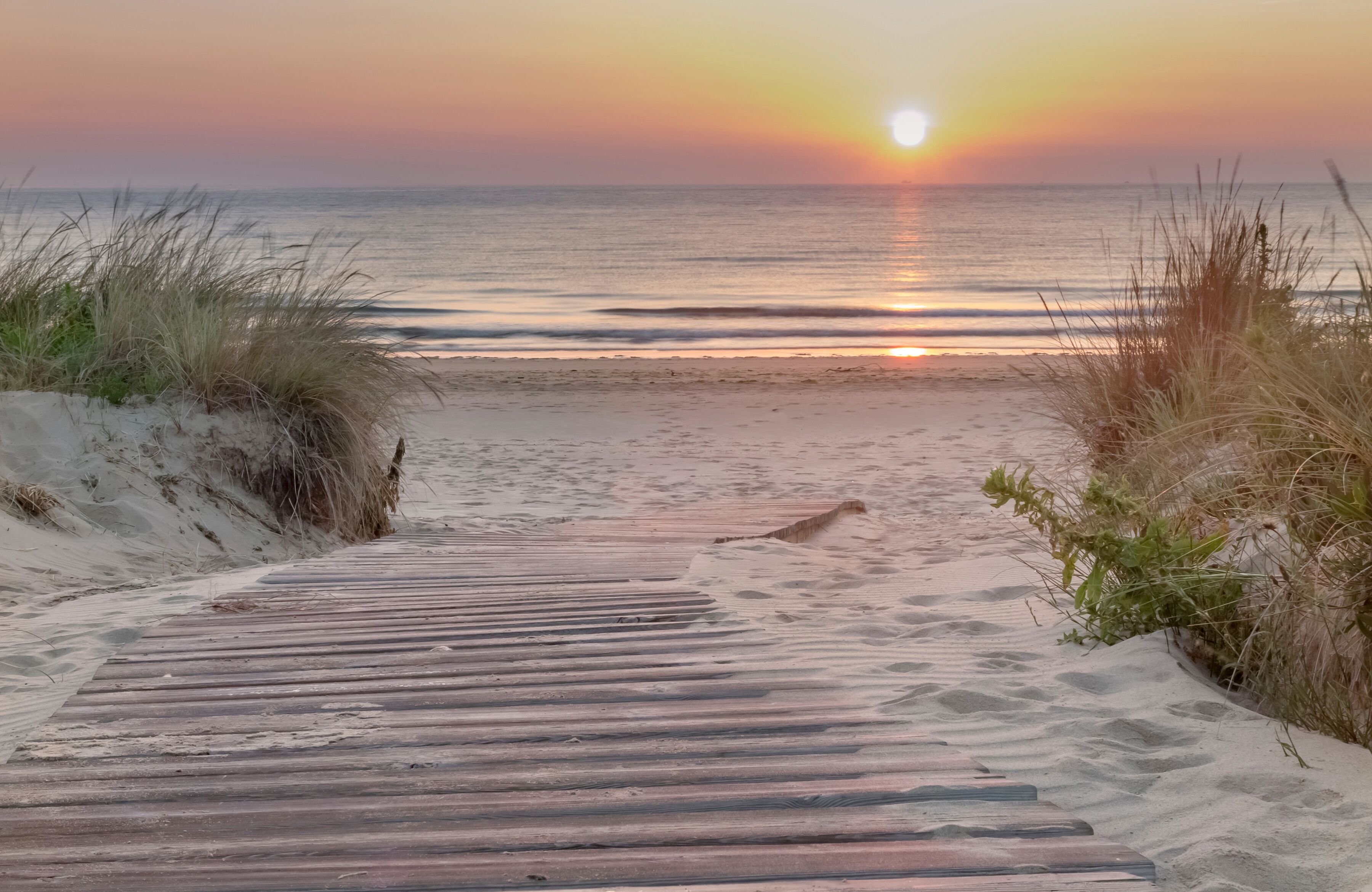 Fototapete PAPERMOON "DÜNEN-NORDSEE STRAND SONNENUNTERGANG MEER NATUR DESIGN", bunt, B:2,5m L:1,86m, Vlies, Tapeten, Fototapete bunt B/L: 2,5m x 1,86m, Bahnen: 5 Stk.