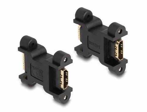 Delock 66068 HDMI Adapter [1x HDMI-Buchse - 1x HDMI-Buchse] Schwarz