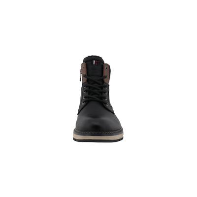 Winterstiefel TOM TAILOR "Tom Tailor Stiefel", Damen, Gr. 43, schwarz, Polyurethan, Schuhe Winterstiefel