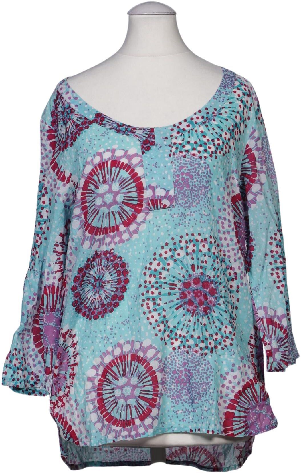 La Fiancée du Mékong Damen Bluse, Mehrfarbig, Gr. EU 36, Baumwolle - Second Hand
