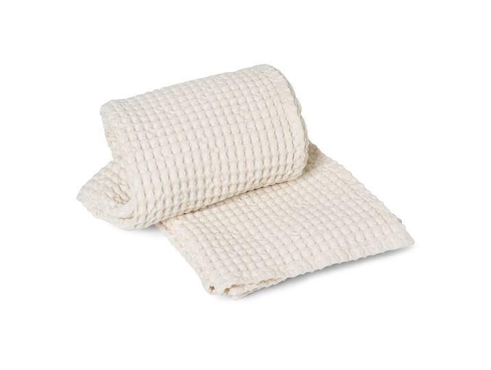 Ferm Living Serviette en coton écologique blanc cassé 70x140 cm