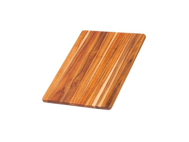 TEAKHAUS Schneidebrett Teak Haus natur Teakholz massiv B 30.5 T 20 cm - Schneidebrett