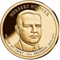 31. US-Präsidenten Dollar 'Herbert Hoover'
