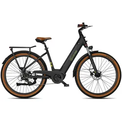 SachsenRAD E-SUV CityBike C5 Centro mit Diebstahlsicherung schwarz