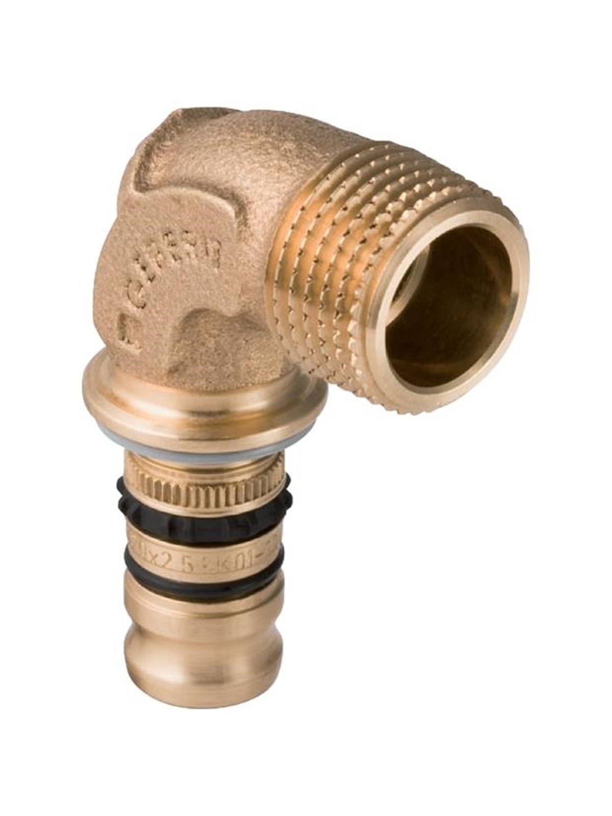 Geberit mepla bend adapter 90° with male thread: d=16mm r=1