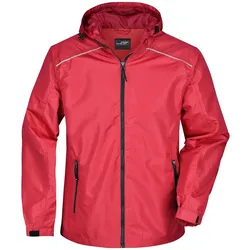 Regenjacke "JN1118" - 3XL - red/black