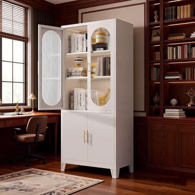 Garvee Modern Tall Storage Cabinet, Bookcase for Bathroom, Kitchen, Dining Room, Office