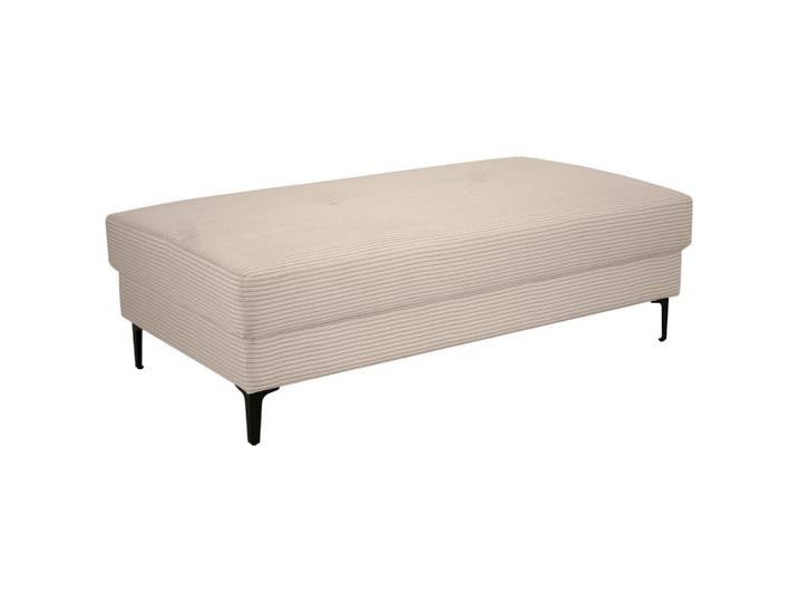 Xora Hocker, Beige, Metall, 140x45x80 cm, Stoffauswahl, Wohnzimmer, Hocker, Sitzhocker