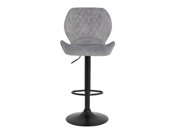 Barhocker BECKY 2er Set grau