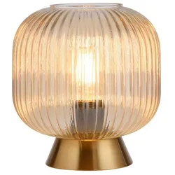 SCHÖNER WOHNEN-Kollektion Tischleuchte Nami Alu, Eisen, Stahl & Metall Gold