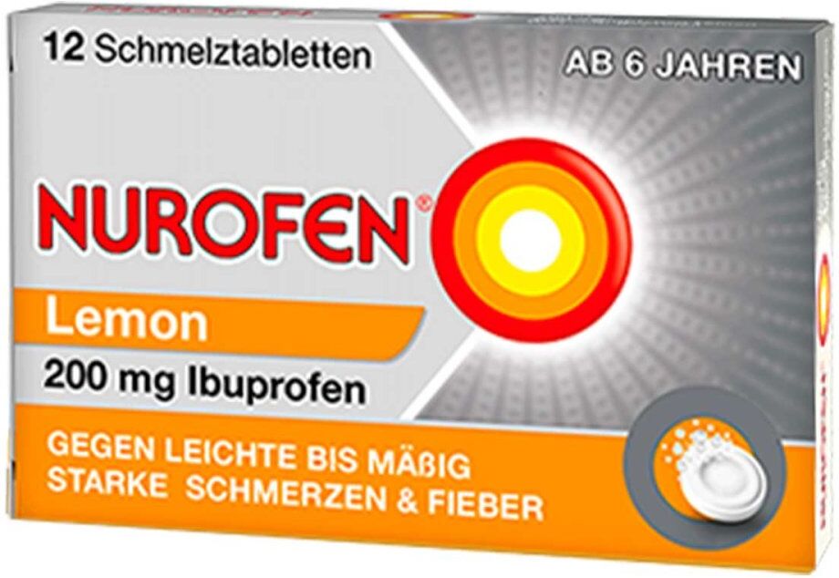 NUROFEN 200 mg Schmelztabletten Lemon bei Schmerzen & Fieber