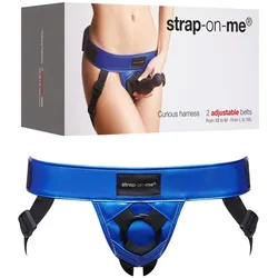 Strap-on-me, Dildo, Harness Curious Blau