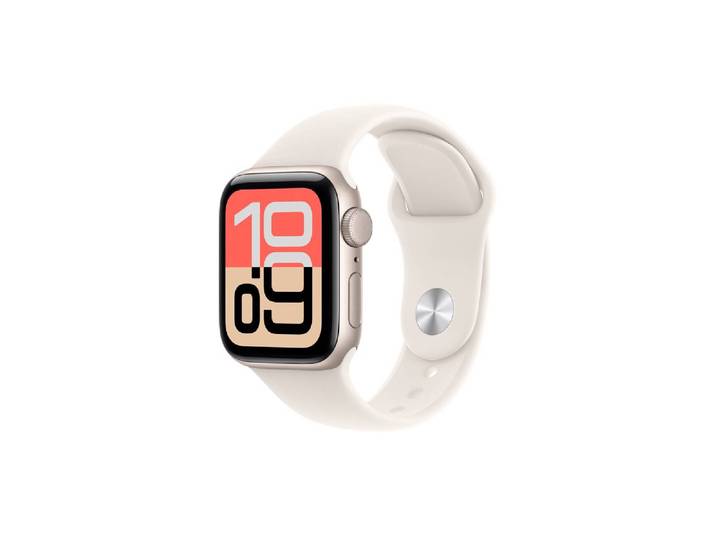 Apple Watch SE 3 GPS 40 mm Boîter Stellaire / bracelet sport Stellaire M/L (MEH54ZR/A) APPLE