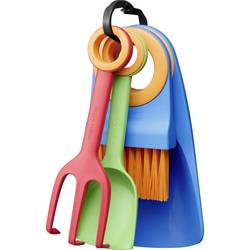 Fiskars 1062472 Blumenkelle, Pflanzkelle, Gabel, Waschbürste Mehrfarbig