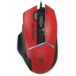 A4Tech Mouse BLOODY W95Max USB Sports Red (Kabelgebunden), Maus, Rot
