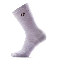 Smartwool Damen Everyday Groovy Bloom Crew Socken - 42-45 - purple eclipse