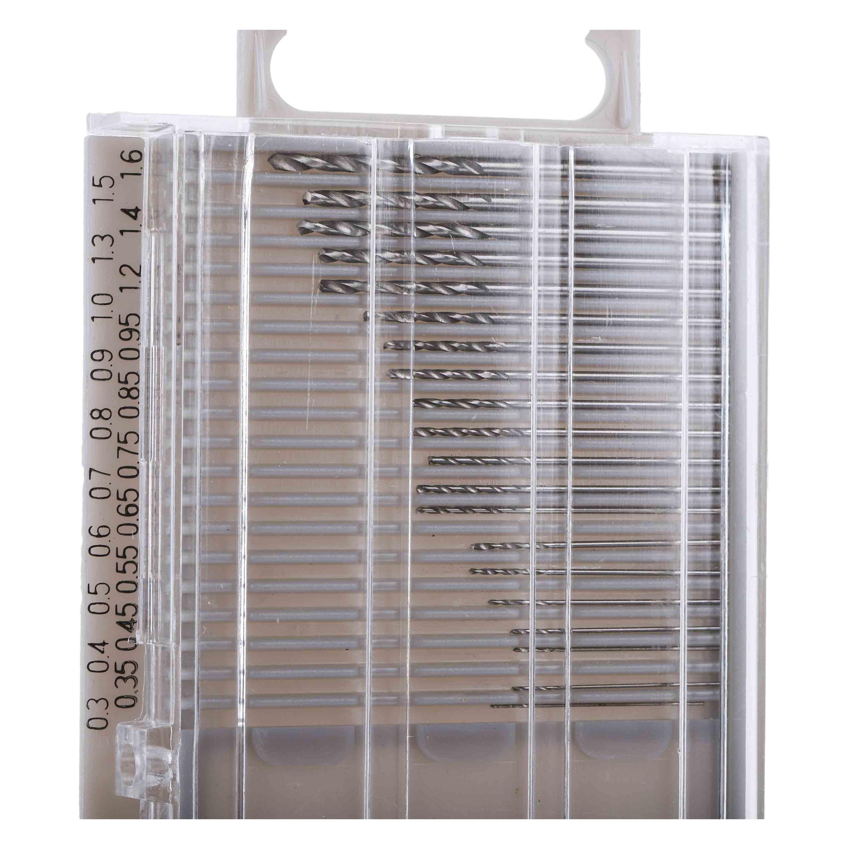 RS PRO HSS Spiralbohrer Satz 0.3mm 1.6mm, 20-teilig, für verschiedene Materialien (1625346)