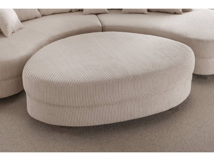 Home affaire Polsterhocker Limoncello modern und bequem, tolle Detailverarbeitung