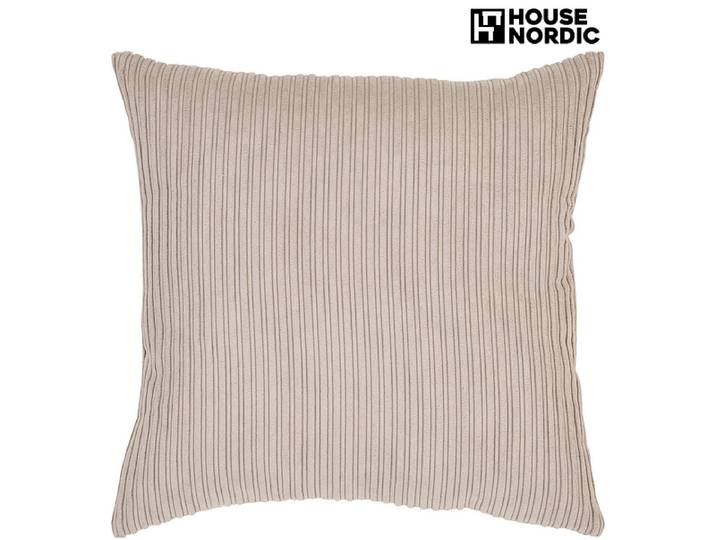 HOUSE NORDIC Kissen KOBE 45x45cm sand gestreift