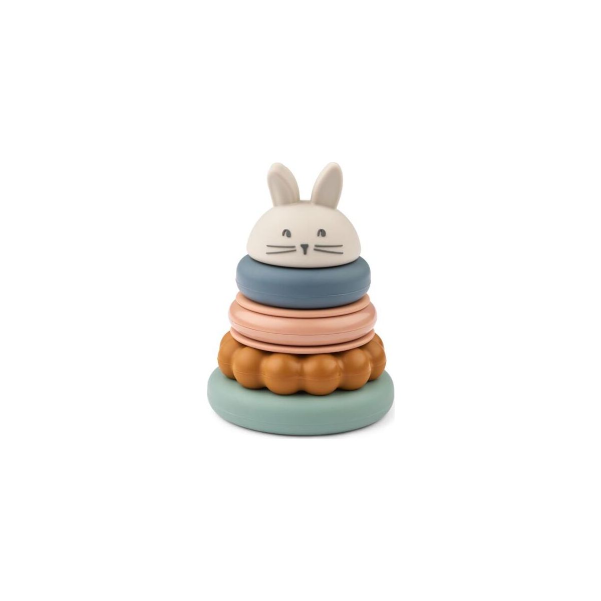 Liewood Donata Silicone Stacking Tower sandy multi mix (2324) ONE SIZE LW20156-2324-ONE SIZE-CU