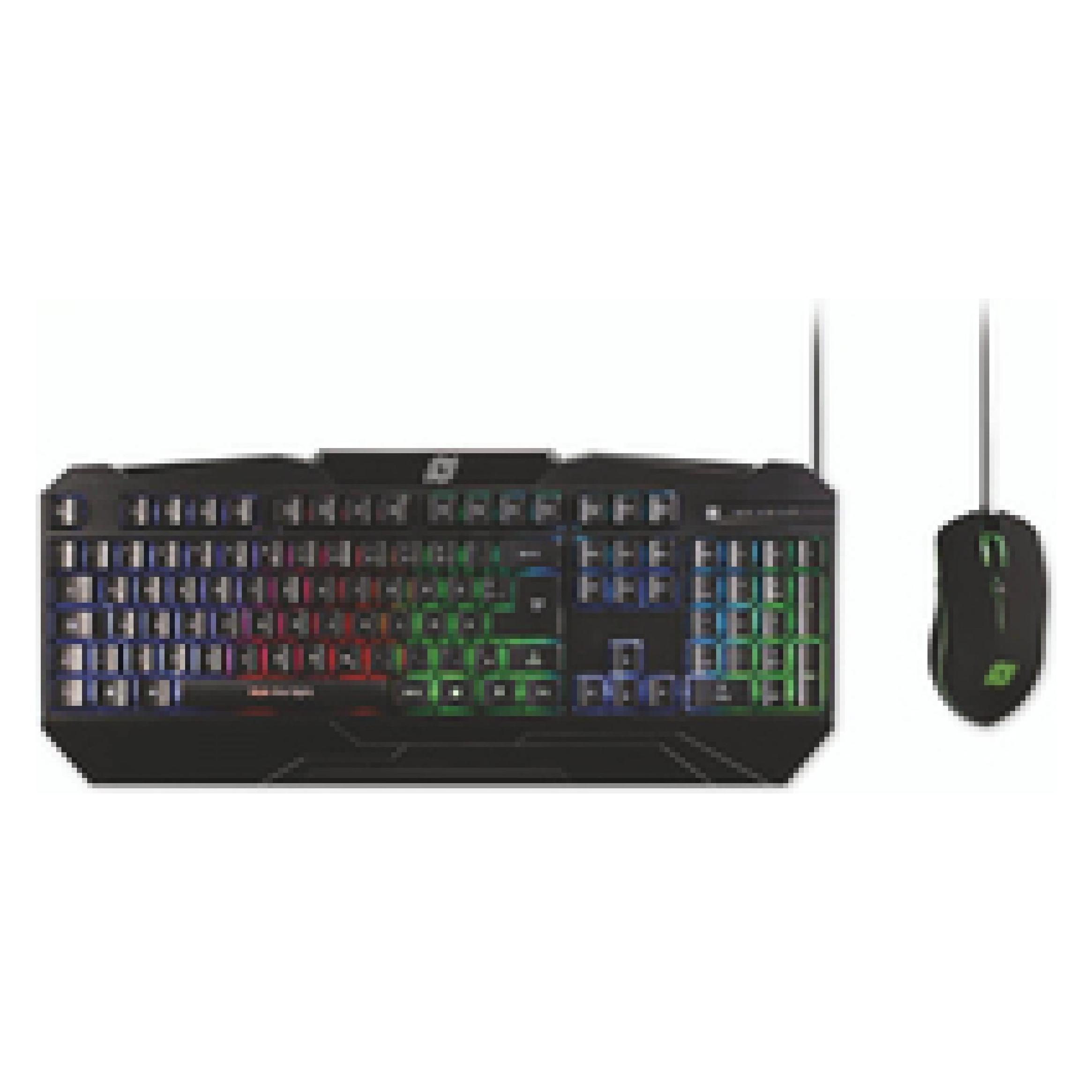 MediaRange Gaming Series Set Tastatur + Maus QWERTZ sw (DE, Kabelgebunden) (MRGS102)
