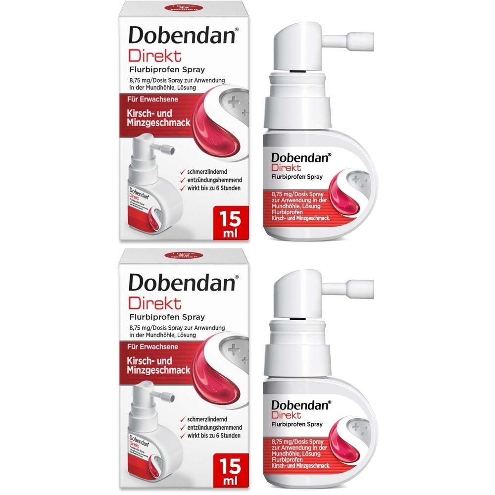 Dobendan Direkt Flurbiprofen Spray 8,75mg/Dos.Mund 2x 2x15 ml