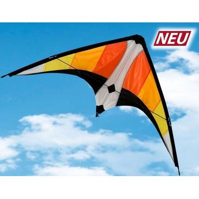 Paul Günther 1086 - FIRE LOOP 100, Lenkdrachen aus Ripstop-Polyester, 100x56cm