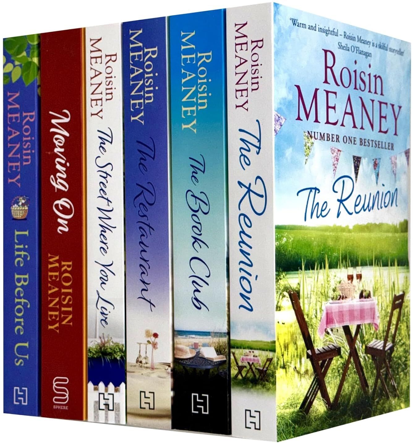 Hachette Roisin Meaney Collection 6 Books Set (Life Before Us, Moving On, The Street Where You Live, The Restaurant, The Book Club & The Reunion)