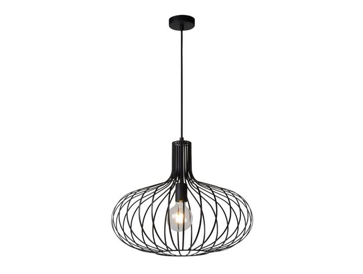 Lucide MANUELA - Hanglamp - Ø 50 cm - 1xE27 - Zwart