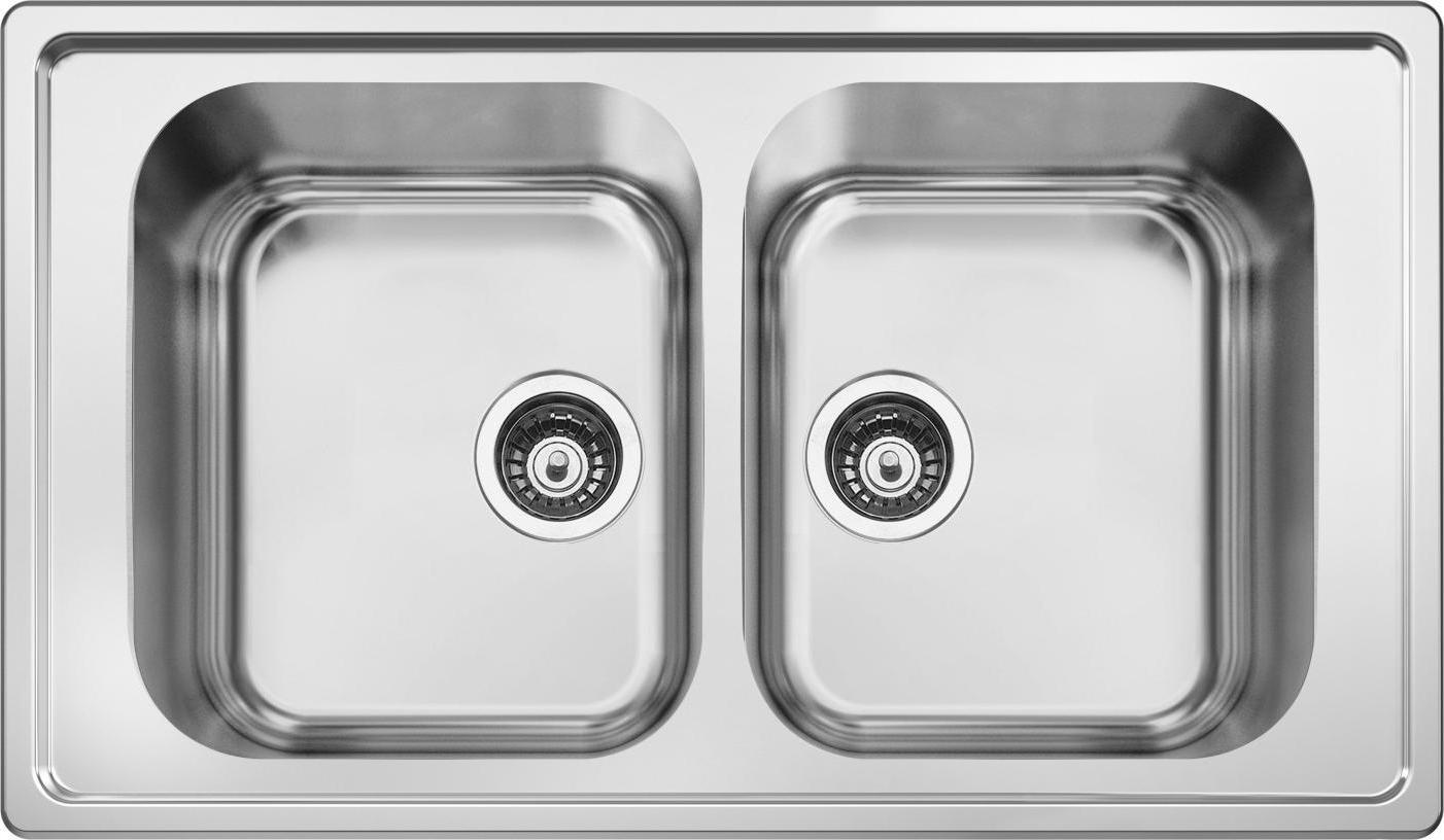 Smeg LPR862 Küchenspüle Bündiges Waschbecken Rechteckig Edelstahl