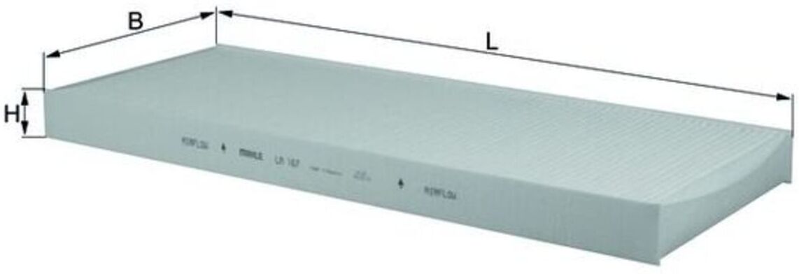 Innenraumluftfilter MAHLE KNECHT LA 167
