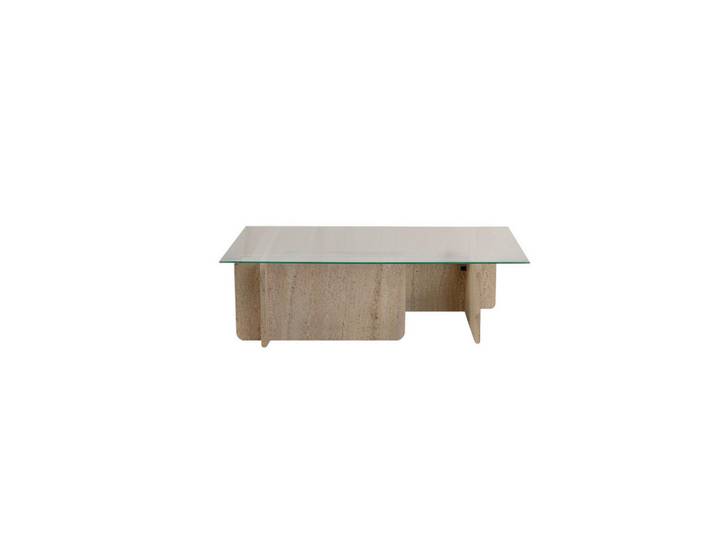 Habitat Garten Couchtisch flavio beige, Beige, Holz, 65x30x105 cm, Wohnzimmer, Wohnzimmertische, Couchtische