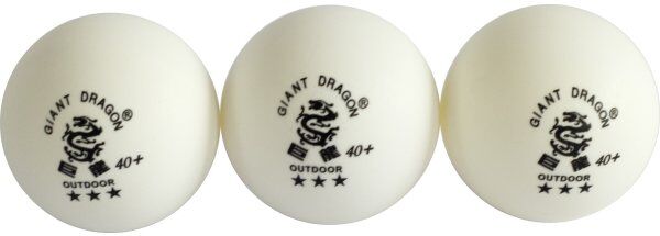 Giant Dragon Bordtennisbolde Outdoor, 48 Stk.