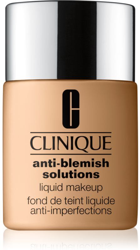 Clinique Anti-Blemish Solutions™ Liquid Makeup Foundation med høj dækkeevne  Til fedtet hud med tendens til akne Skygge CN 52 Neutral 30 ml