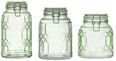 10 Strawberry Street Bleeker Glass Canisters