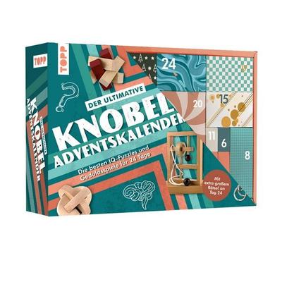Der ultimative Knobelspiel-Adventskalender – Die besten IQ-Puzzles und Geduldsspiele für 24 Tage