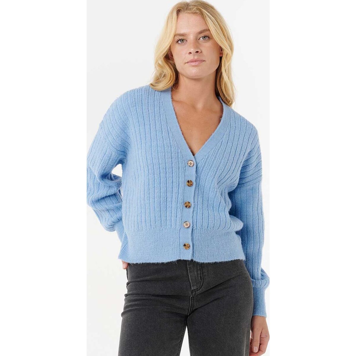 RipCurl Afterglow Cardi mid blue (8962) M 00VWKN_8962_M